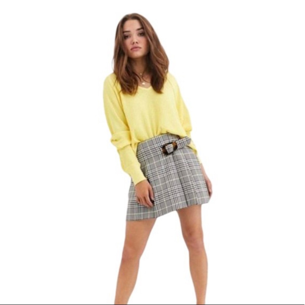 Free People new with tags yellow Santa Clara Thermal in Noon Sun Shirt